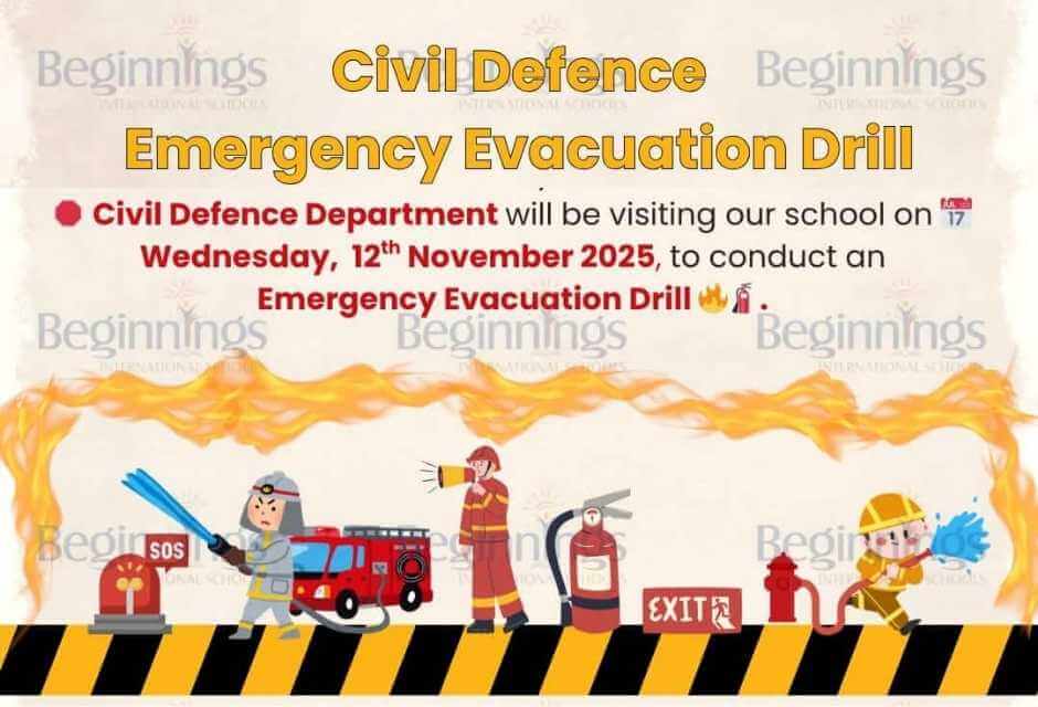 Emergency Evacuation Fire Drill at Beginnings International Schools MZD | Fire Safety Awareness